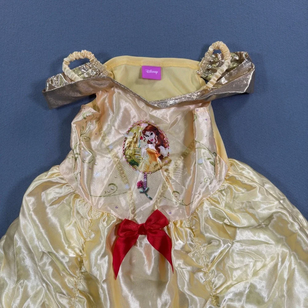 Disney Princess Dress Up Costume Bundle Belle Rapunzel Elsa Anna Girls 3-4